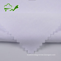 White woven polyester cotton jersey fabric